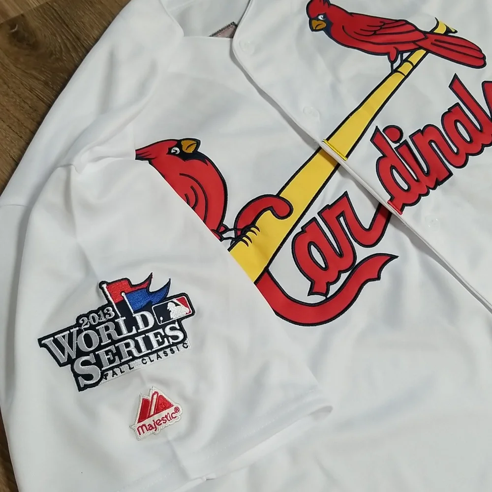 Matt Carpenter Cardinals World Series Mens XL Stitched New - Picture 5 of 12